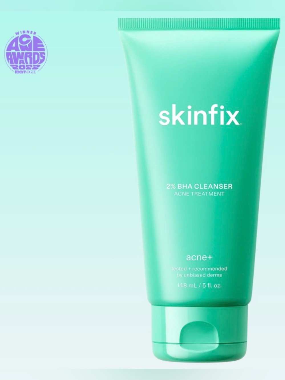 NEW! Skinfix Acne+ 2% BHA Cleanser – 5 oz / 148 mL